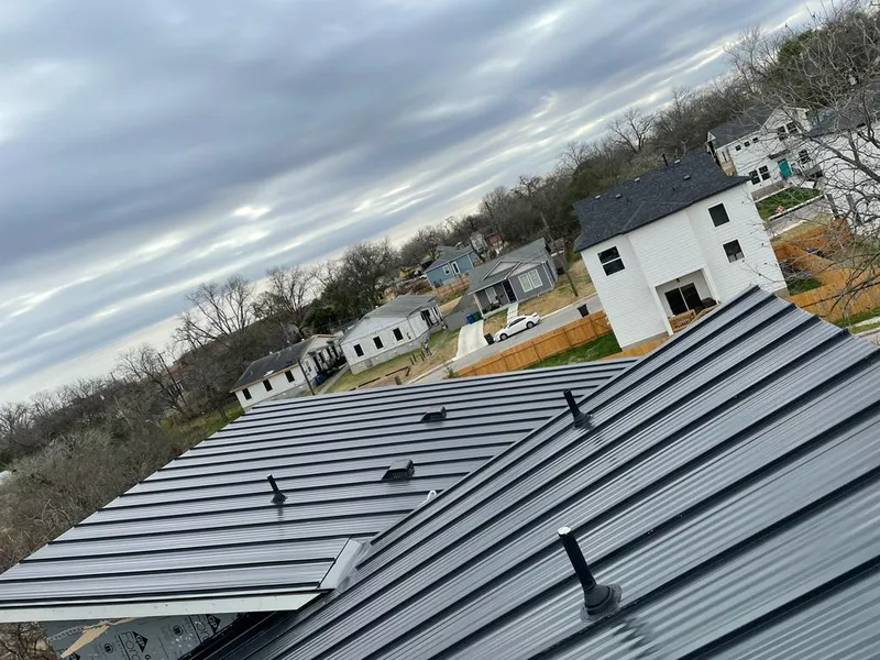 Standing seam metal roof panels with vents for Skylight Repair in South Ogden